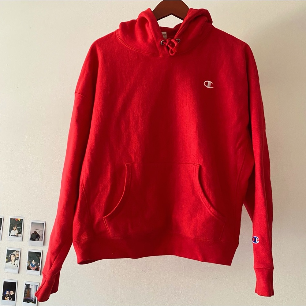 reverse weave champion hoodie